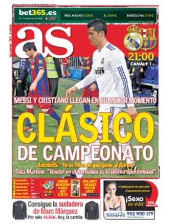 Las portadas de AS de marzo