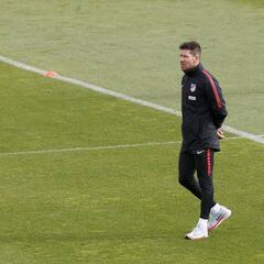 Koke y Carrasco siguen sin
entrenarse; Filipe, en el gimnasio