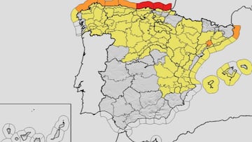 AEMET avisa de la llegada de la borrasca ‘Benjamín’: estas son las zonas más afectadas