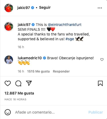 Jakic: "Cumplí mi promesa con Modric ante el Barça..."