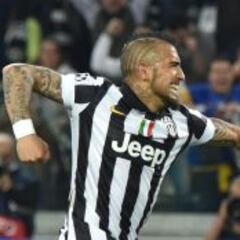 Arturo Vidal cortó racha de 1.220 minutos sin anotar