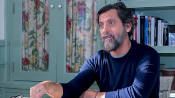 Quique S¨¢nchez Flores, durante su entrevista con AS.