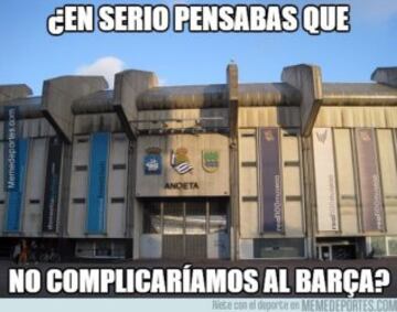 Los mejores memes del Real Sociedad-Barcelona