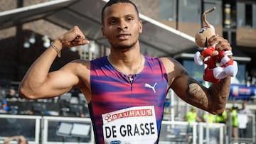 De Grasse, un heredero de Bolt, volverá tras dos temporadas KO