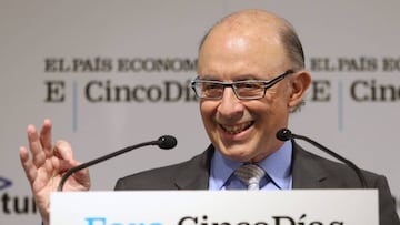 Crist&oacute;bal Montoro, ministro de Hacienda.