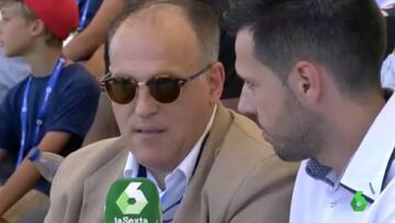 Tebas: "Confío en Cristiano, estoy seguro de que es inocente"
