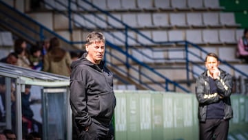 Alejandro Menéndez durante el partido contra el Eibar.