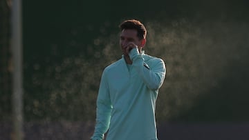 Soccer Football - Copa America 2021 - Argentina training - Fluminense Training Center, Rio de Janeiro, Brazil - July 9, 2021 Argentina&#039;s Lionel Messi during training REUTERS/Ricardo Moraes