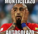 Los memes se ensañaron con Vidal tras la derrota