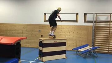 El impresionante entrenamiento de un freeskier para los Juegos Olímpicos