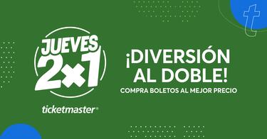 Jueves 2x1 de Ticketmaster: cómo comprar boletos y todo lo que tienes que saber