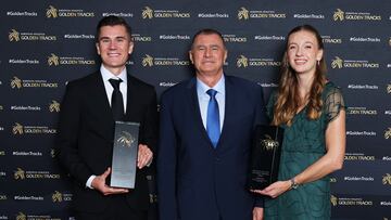 Jakob Ingebrigtsen, Dobromir Karamarinov y Femke Bol.