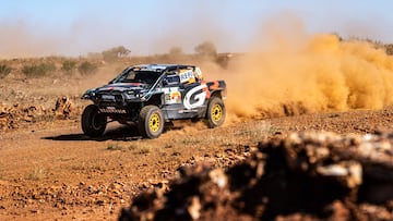 Henk Lategan durante el Rally de Sudáfrica en el que Carlos Sainz fue quinto.