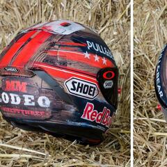 Márquez sale al Rodeo con su casco especial para Austin