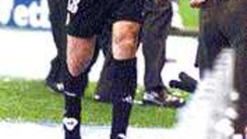 Aitor, lesionado en Mendizorroza.