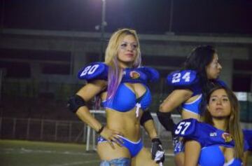 En marzo se retomó la actividad del fútbol americano en bikini en México. La novedosa actividad deportiva se juega en canchas de 50 yardas de largo por 30 yardas de ancho, con ocho jugadoras defensivas, ocho ofensivas y cuatro en reserva. Los partidos se dividen en cuatro cuartos de 15 minutos y un descanso de media hora. A diferencia del fútbol americano masculino, no hay patada de salida ni goles de campo.