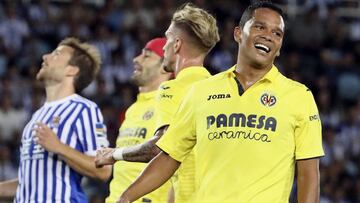 Bacca juega 70' en derrota de Villarreal ante Real Sociedad