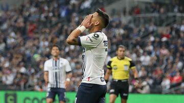 Maxi Meza en el partido contra Toluca del Clausura 2023.