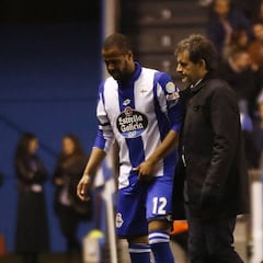 Sidnei sufre una lesión muscular y es duda para el derbi gallego