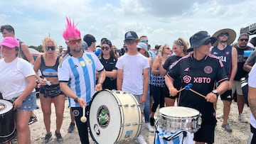 Argentina se adue?a del DRV PNK Stadium para la presentaci¨®n de Messi en Miami