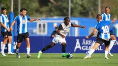 Faitout Maouassa of Montpellier HSP during the friendly match between RCD Espanyol and Montpellier Herault Sport Club played at Ciutat Deportiva Dani Jarque on July 16, 2022 in Barcelona, Spain. (Photo by Bagu Blanco / Pressinphoto / Icon Sport)