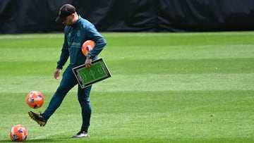 José Alberto, entrenador del Racing.