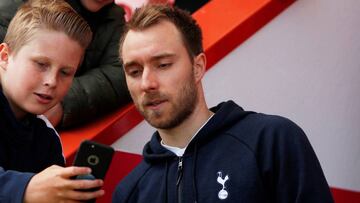 Eriksen, ayer en Ámsterdam.