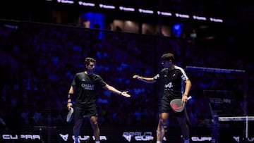 Tapia y Coello, los números uno, en Madrid.