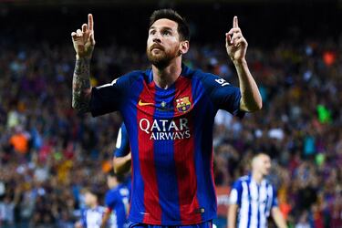 'La Pulga' ha anotado 100 goles en 125 partidos. Ha jugado la Champions únicamente con el FC Barcelona.