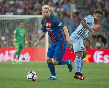 Tras perder la final de la Copa América en 2016, viniendo de perder la final de 2015 y la final del Mundial en 2014. Decidió dar un giro radical en su look y se tiñó el pelo de rubio.