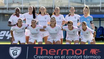 Las chicas del Madrid CFF.