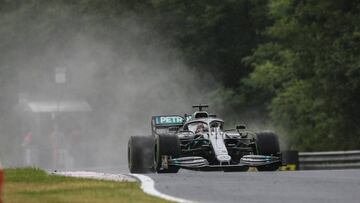 Hamilton al frente, milésimas de diferencia y lluvia para la pole