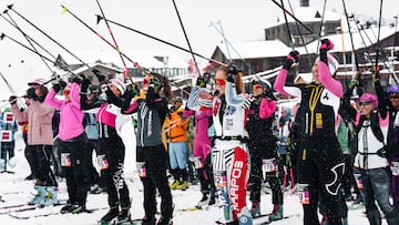 Mujeres en la Skimo Femení de Pal Arinsal