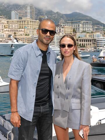 Tony Parker y Agathe Teyssier.