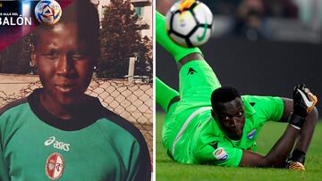 Alfred Gomis, portero de Senegal, empezó en la cantera del Torino y de niño sufrió burlas por su sobrepeso.