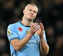 Haaland se apaga en un momento clave para el Manchester City