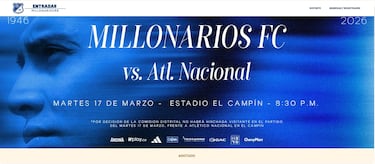 Millonarios - Nacional: Boletería agotada para el superclásico colombiano