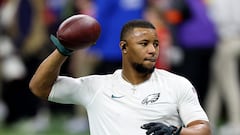 Eagles offensive star Saquon Barkley’s new mansion in Pennsylvania: 10,000 square feet, 6 bedrooms and 9 bathrooms.