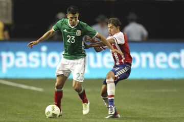 El contención sería el jugador de Monterrey, ya que de acuerdo a lo que busca Osorio en esa posición es el recuperar de buena forma el balón y por momentos meterse como un tercer central, Molina cumple la labor a la perfección, parte de que es el único jugador del Tri que juega esa posición.