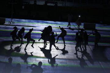 Uno de los eventos durante la ceremonia de apertura de los XXIII Juegos Centroamericanos, que tuvo a Shakira como artista principal.