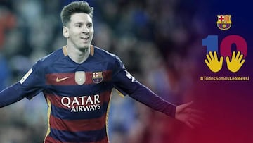 Barca pide "Apoyo incondicional" para Leo Messi