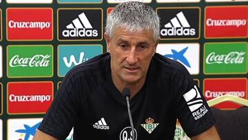 Quique Setién: "De momento cuento con Dani Ceballos"