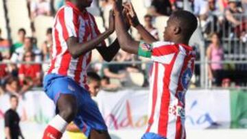 Salomon Obama y Silvano, del Atl&eacute;tico de Madrid