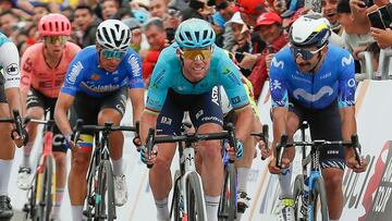 Mark Cavendish se quedó con la cuarta etapa del Tour Colombia.