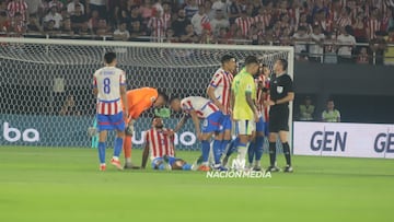 Alderete, tras la patada de Endrick: “Ojalá no sea rotura”