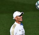 Zidane sale de los Alpes
vistiendo el maillot de líder