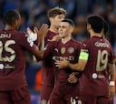 Phil Foden, a ritmo de Lewandowski, Mbappé y Griezmann en Champions League