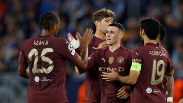 El mediocampista del City, Foden, liga siete temporadas anotando dentro de la UEFA Champions League.