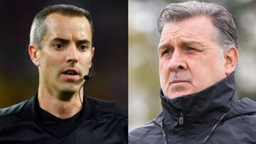 El técnico de Atlanta United se volvió a encontrar con el estadounidense, y el concepto se confirmó. Para el argentino, el central no es buen árbitro.