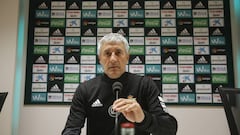 Setién: "Fabián? You see Ceballos at Real Madrid now and he is sad"